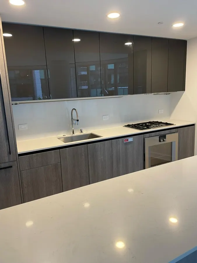 Empty kitchen cleaned ahead of a move-in in Maryland
